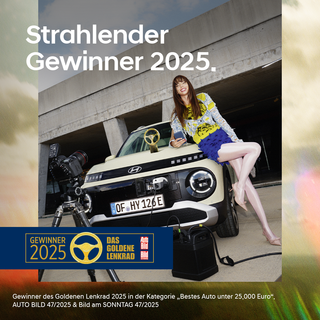 Der Hyundai INSTER gewinnt das Der Hyundai INSTER gewinnt das